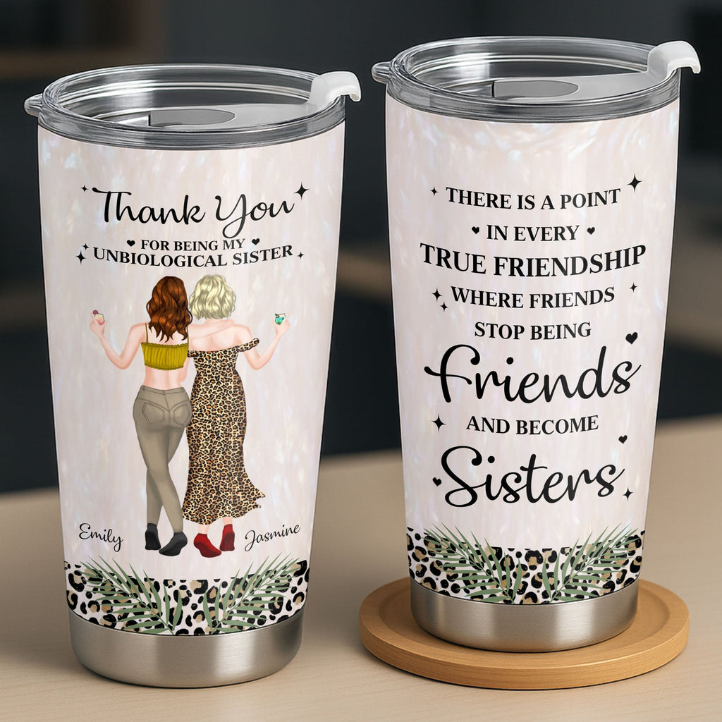 Personalized Stainless Steel Tumbler Best Friend Gift 20oz 30oz Tumbler GradoCreations