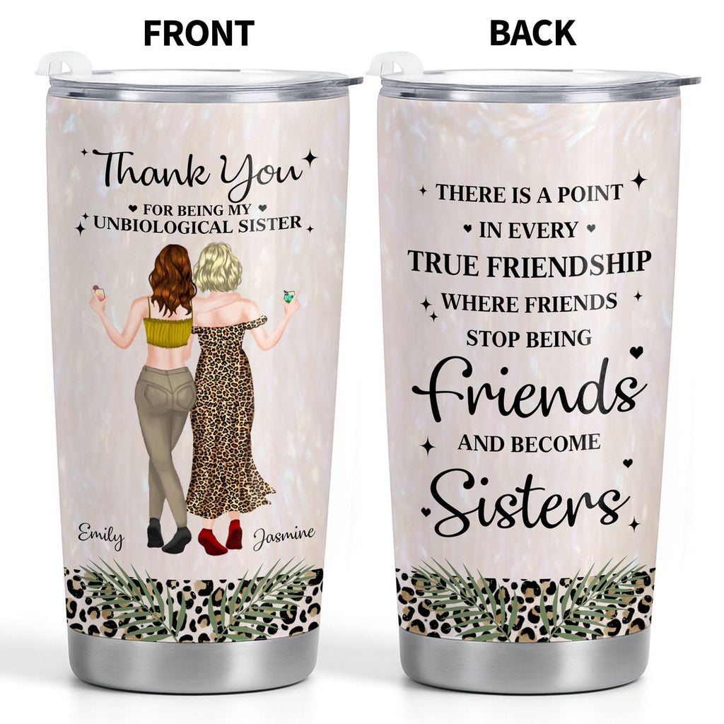Personalized Stainless Steel Tumbler Best Friend Gift 20oz 30oz Tumbler GradoCreations
