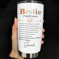 Personalized Bestie Definition Tumbler Custom Name Gift Tumbler GradoCreations