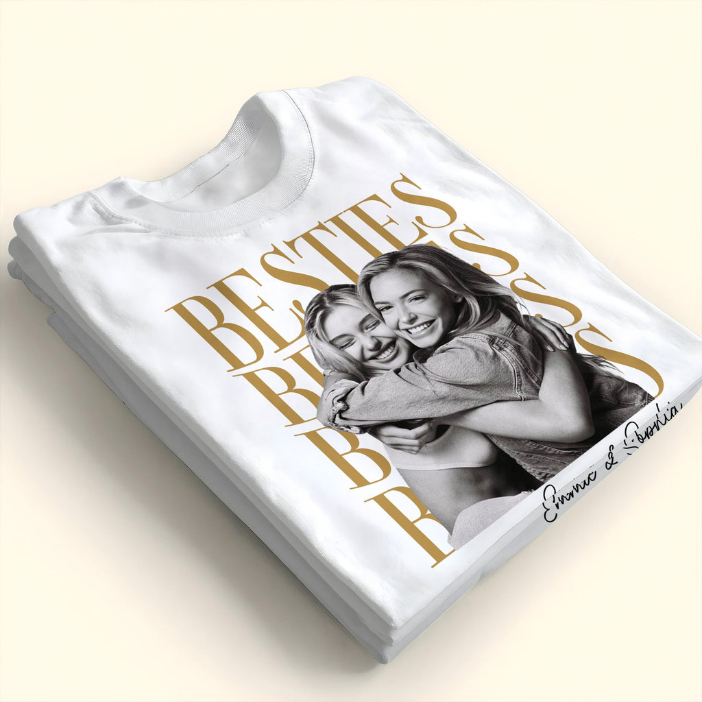 Personalized Best Friends Custom Photo T-shirt & Hoodie Gift Shirt GradoCreations