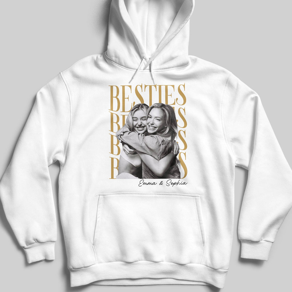 Personalized Best Friends Custom Photo T-shirt & Hoodie Gift Shirt GradoCreations