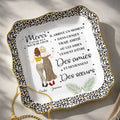 Personalized Lace Square Jewelry Dish Custom Name Gift for Best Friend Lace Square Jewelry Dish GradoCreations