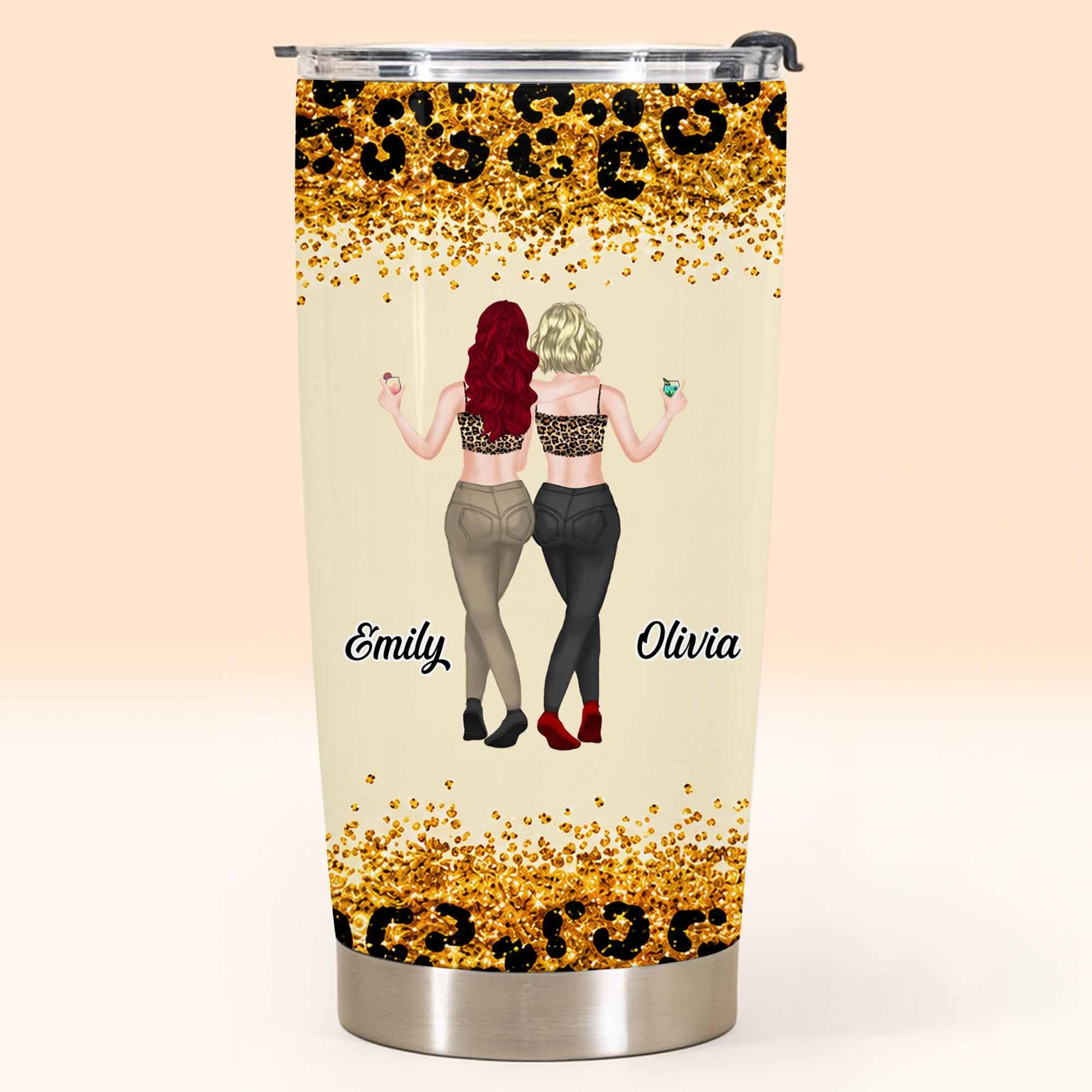 Personalized Ghost Friends Tumbler Custom Bestie Gift 20oz 30oz