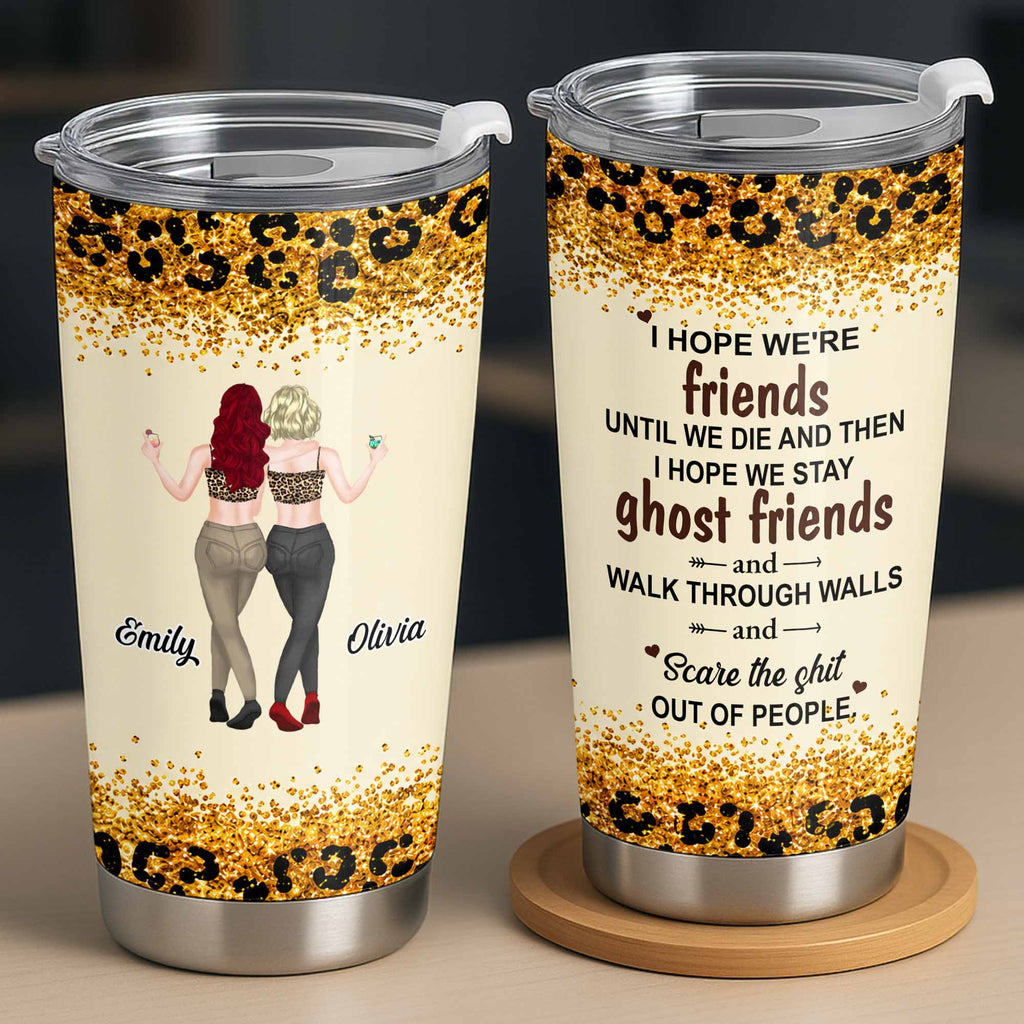Personalized Ghost Friends Tumbler Custom Bestie Gift 20oz 30oz