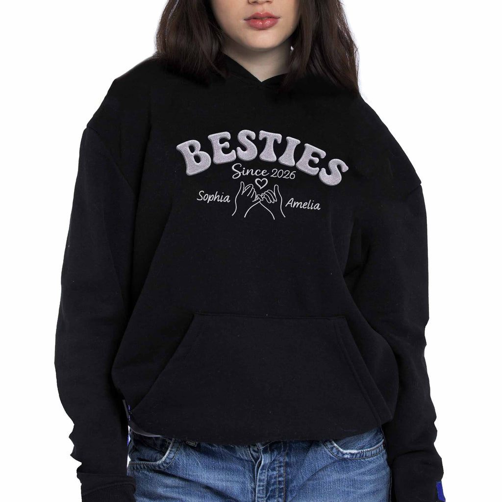 Personalized Best Friends Custom Name T-shirt Hoodie Gift Shirt GradoCreations