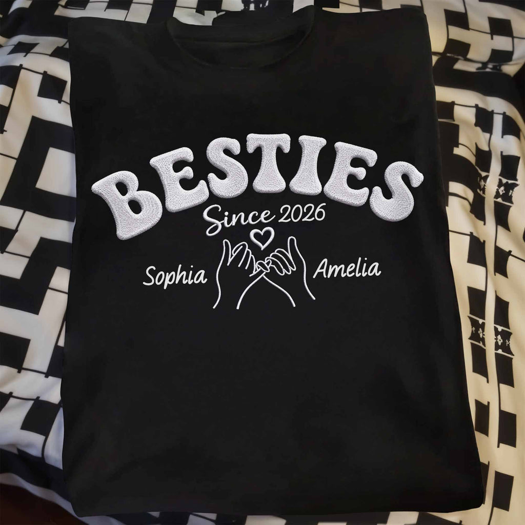 Personalized Best Friends Custom Name T-shirt Hoodie Gift Shirt GradoCreations