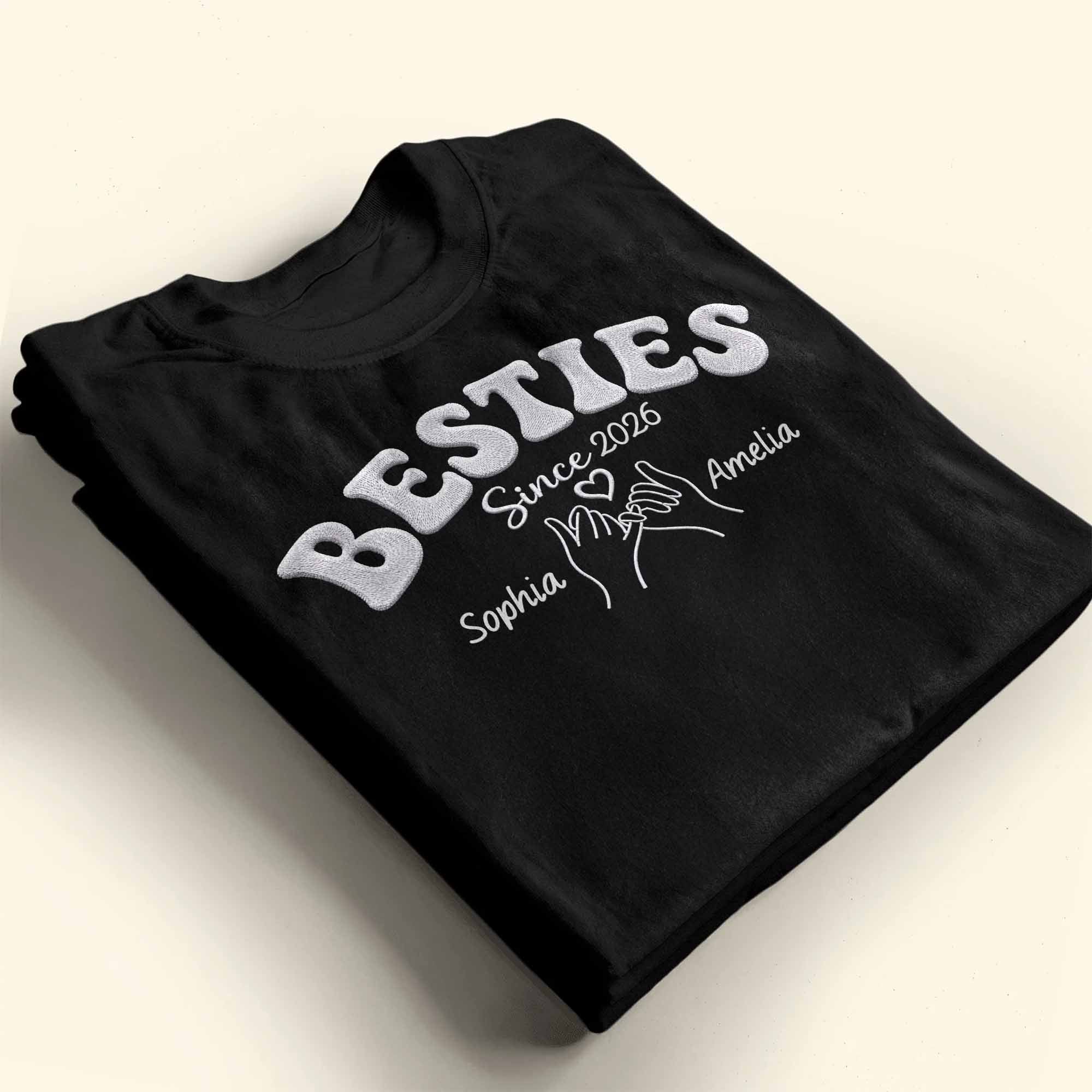 Personalized Best Friends Custom Name T-shirt Hoodie Gift Shirt GradoCreations