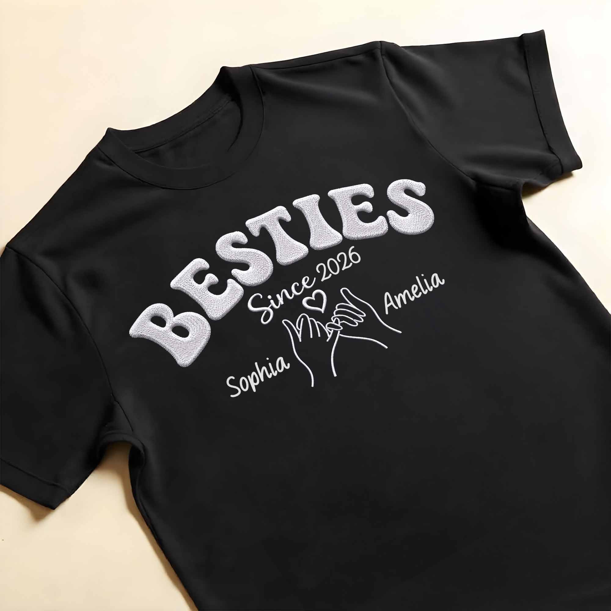 Personalized Best Friends Custom Name T-shirt Hoodie Gift Shirt GradoCreations