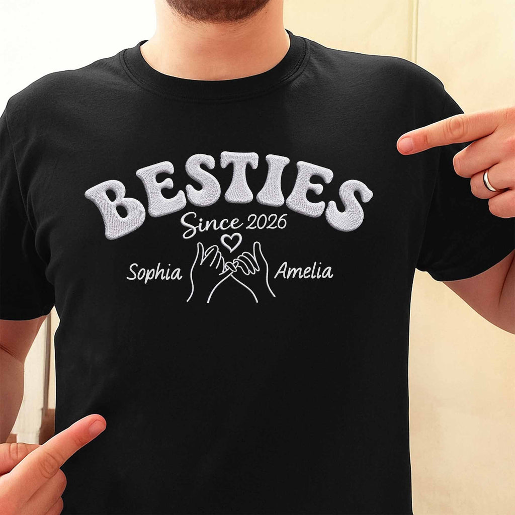 Personalized Best Friends Custom Name T-shirt Hoodie Gift Shirt GradoCreations