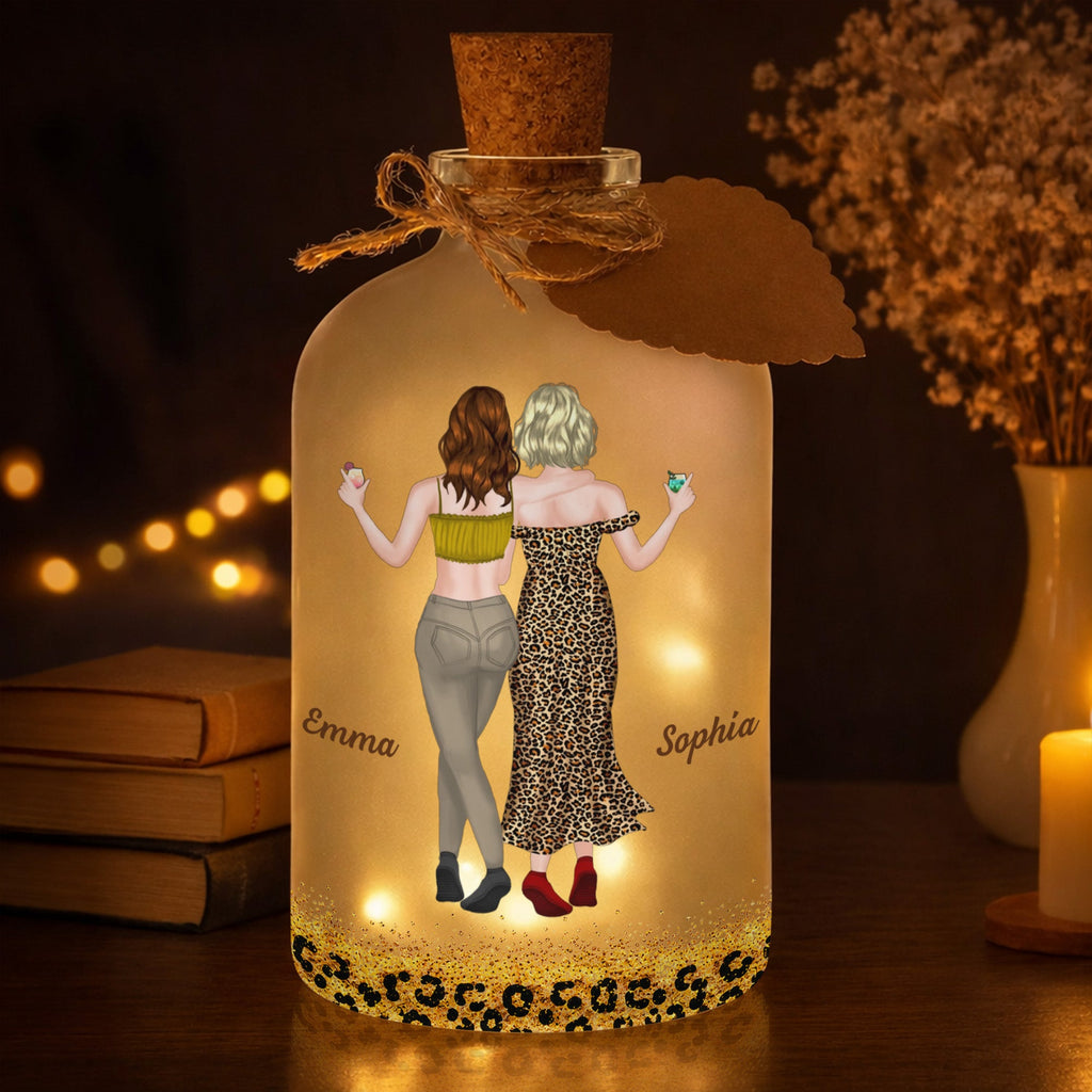 Personalized Short Bottle Light Custom Big Sis Gift Idea Short Bottle Light GradoCreations