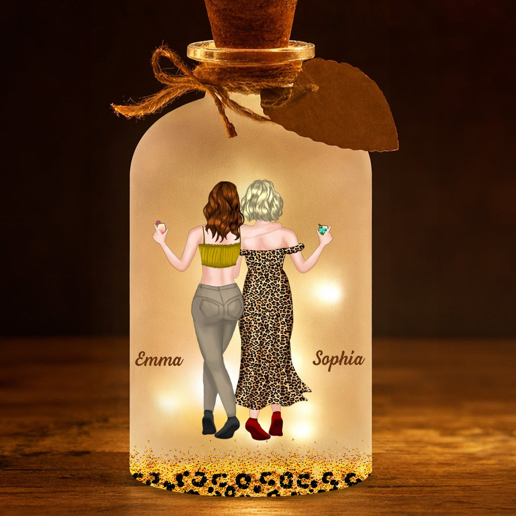Personalized Short Bottle Light Custom Big Sis Gift Idea Short Bottle Light GradoCreations