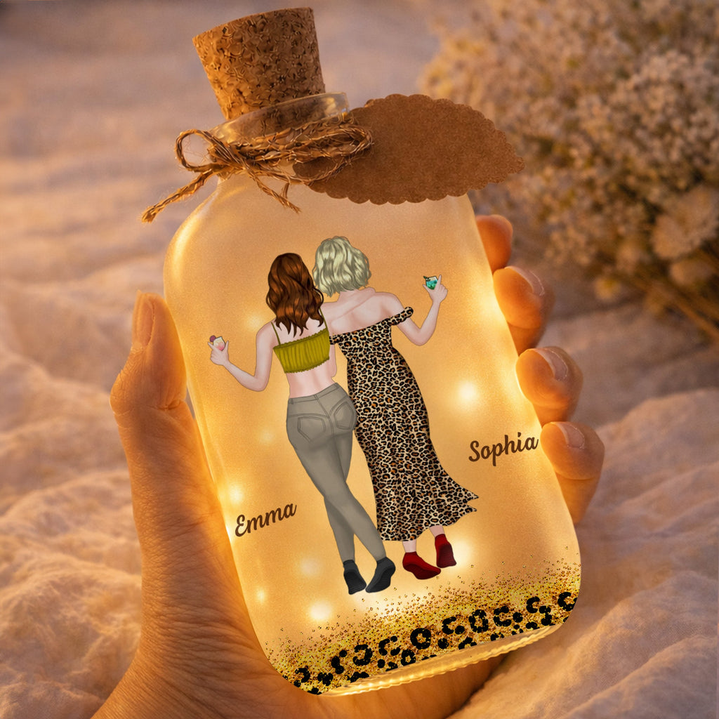 Personalized Short Bottle Light Custom Big Sis Gift Idea Short Bottle Light GradoCreations