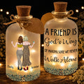 Personalized Frosted Glass Bottle Light Best Friend Gift Short Bottle Light GradoCreations