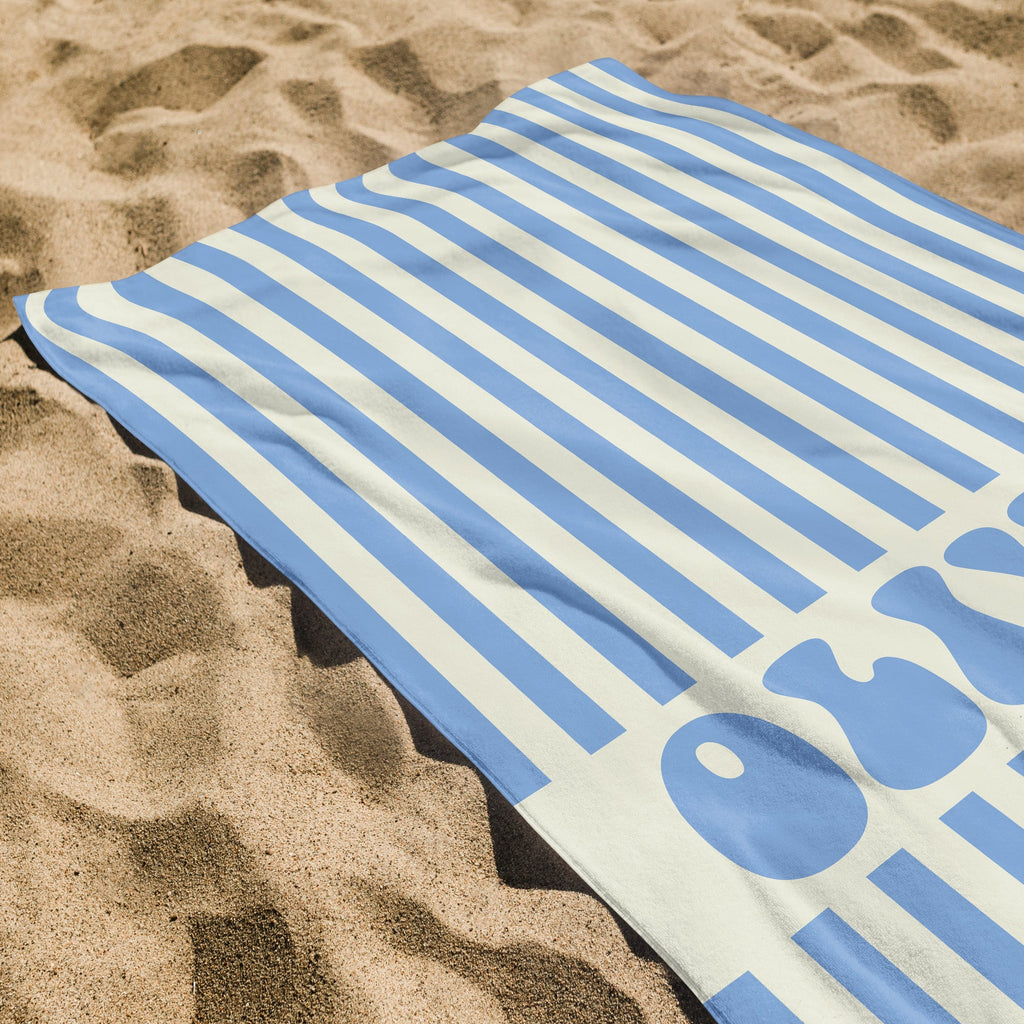 Personalized Microfiber Beach Towel Custom Name Gift for Her Beach Towels GradoCreations