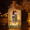 Personalized Frosted Glass Bottle Light Best Friend Gift