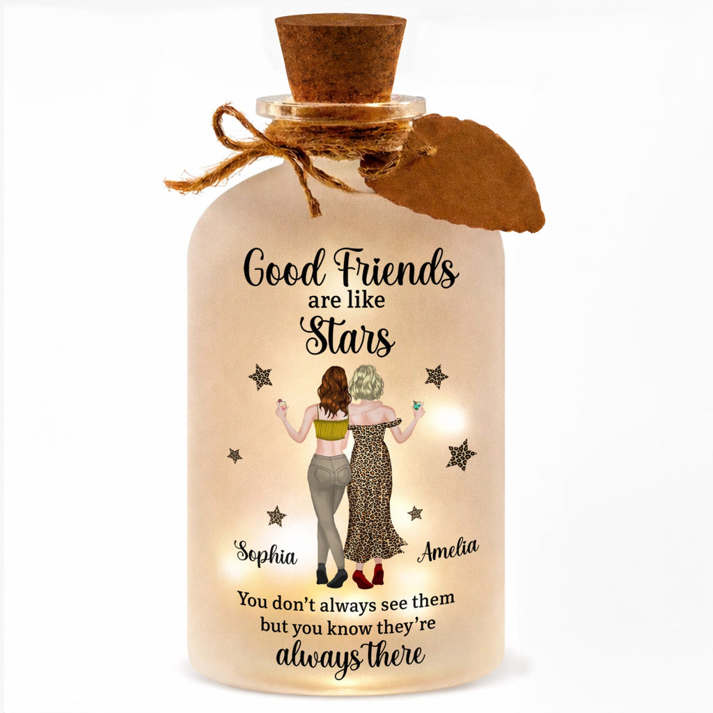 Personalized Short Bottle Light Custom Name Gift for Besties