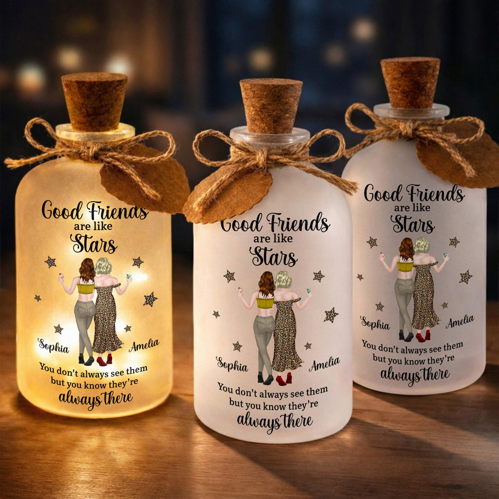 Personalized Short Bottle Light Custom Name Gift for Besties