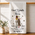 Personalized Kitchen Towel for Best Friends with Custom Design Kitchen Towel GradoCreations