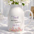 Personalized Ceramic Flower Vase Best Friend Gift Idea Flower Vase GradoCreations