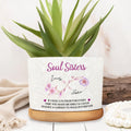 Personalized Ceramic Plant Pot Custom Gift for Best Friend Ceramic Plant Pot GradoCreations