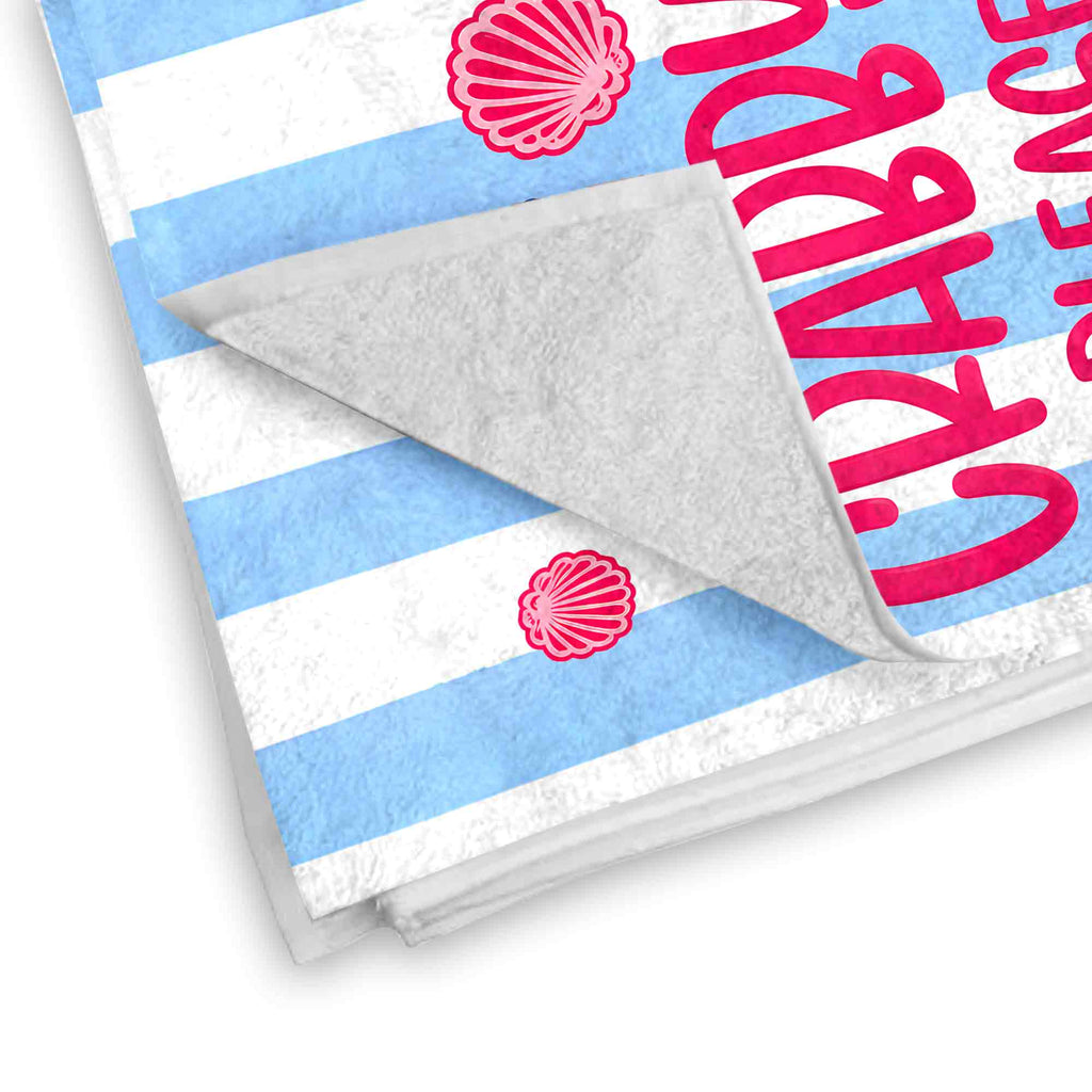 Personalized Beach Towel Custom Name for Best Friend Gift Beach Towels GradoCreations