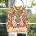 Personalized Suncatcher Custom Name Gift for Best Friends