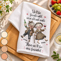 Personalized Kitchen Towel Best Friend Gift for BFF Custom Print