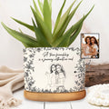 Personalized Ceramic Plant Pot Custom Name Gift for Best Friend