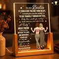 Personalized Acrylic Night Light Custom Bestie Gift for Friends