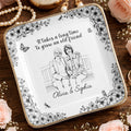 Personalized Ceramic Jewelry Dish Custom Best Friend Gift for BFF