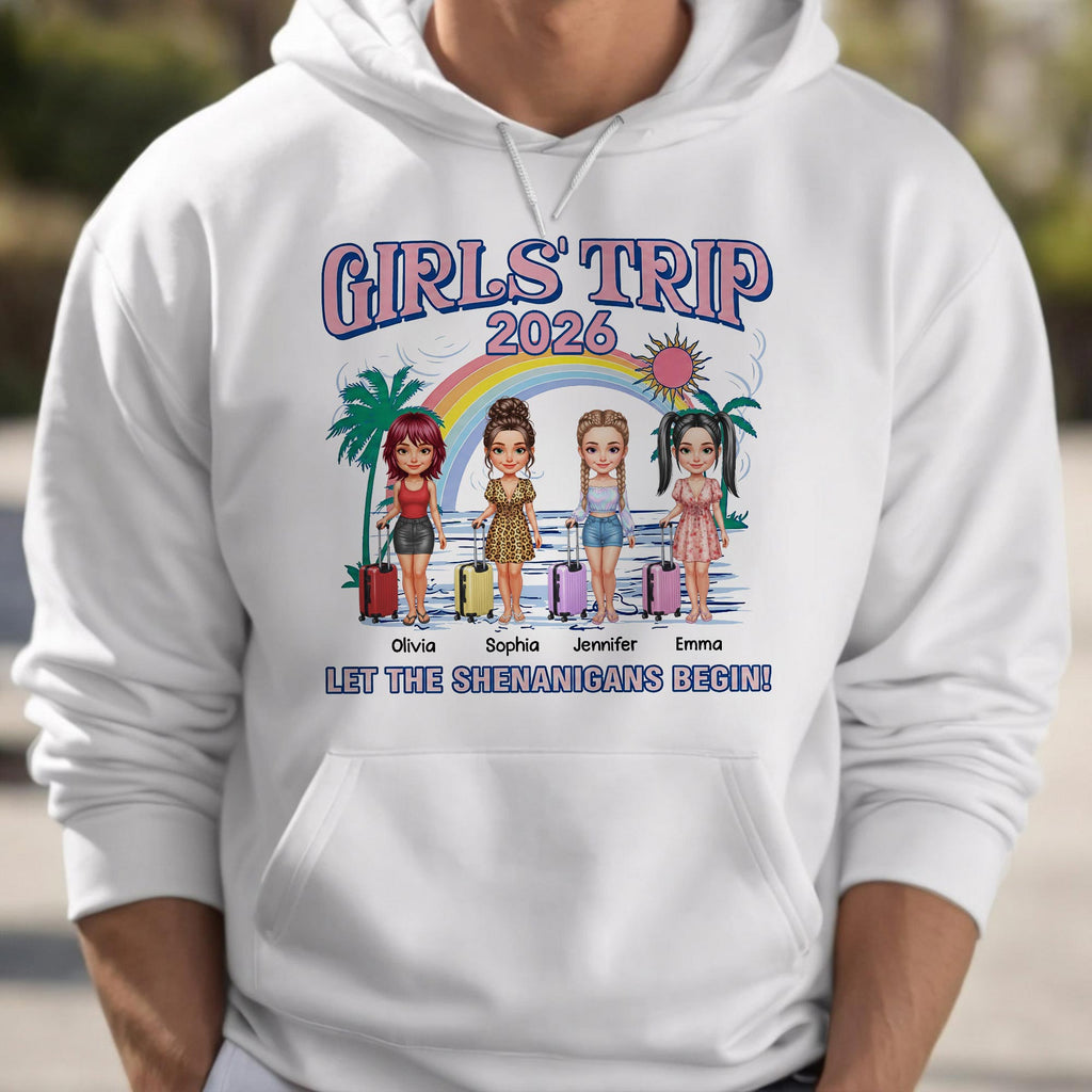 Personalized Girls Trip T-shirt Unisex Custom Design Gift Shirt GradoCreations
