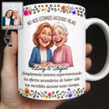Personalized Best Friends Coffee Mug Custom Flower Design Gift Edge-to-edge Mug GradoCreations