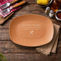 Personalized Grilling Platter Custom BBQ Tray Gift for Dad HN590 - Platter fix GradoCreations