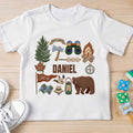 Personalized Cotton Youth T-Shirt Happy Camper Gift for Kids