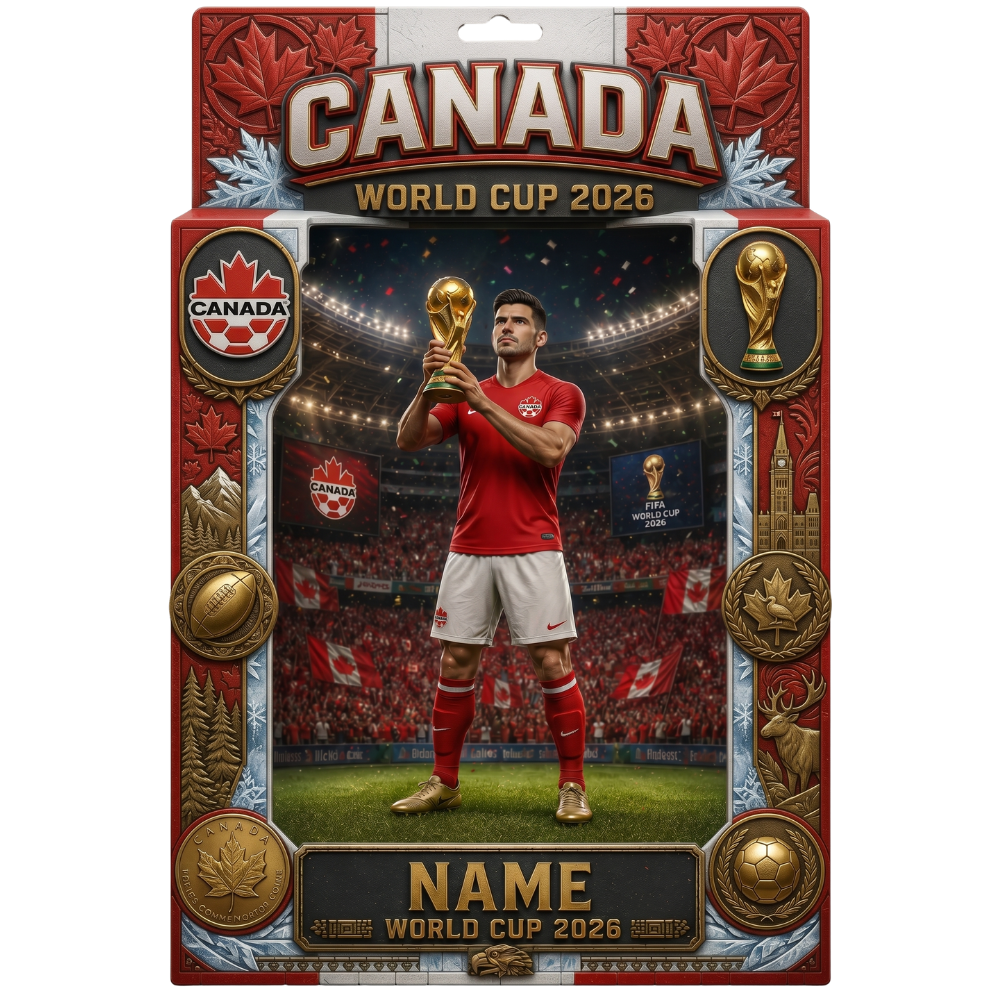 Personalized Acrylic Plaque for Soccer Fans - Custom Nation Gift