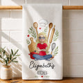Personalized Kitchen Towel Custom Name Baking Gift for Her Kitchen Towel GradoCreations
