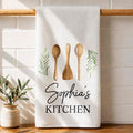 Personalized Kitchen Towel Custom Name Gift for Mom Chef Kitchen Towel GradoCreations