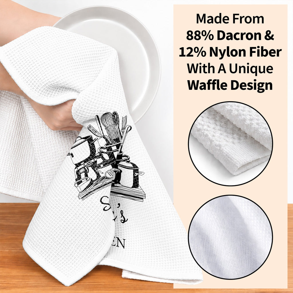 Personalized Kitchen Towel Custom Name for Culinary Lovers