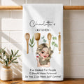 Personalized Funny Kitchen Towel Custom Quote Gift for Her Kitchen Towel GradoCreations