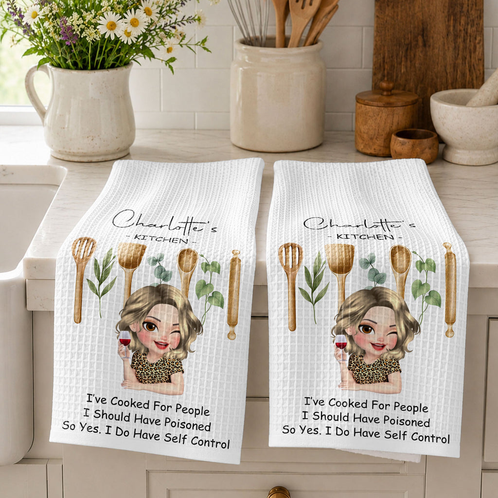 Personalized Funny Kitchen Towel Custom Quote Gift for Her Kitchen Towel GradoCreations