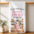 Personalized Kitchen Towel Custom Gift for Grandma Decor Kitchen Towel GradoCreations