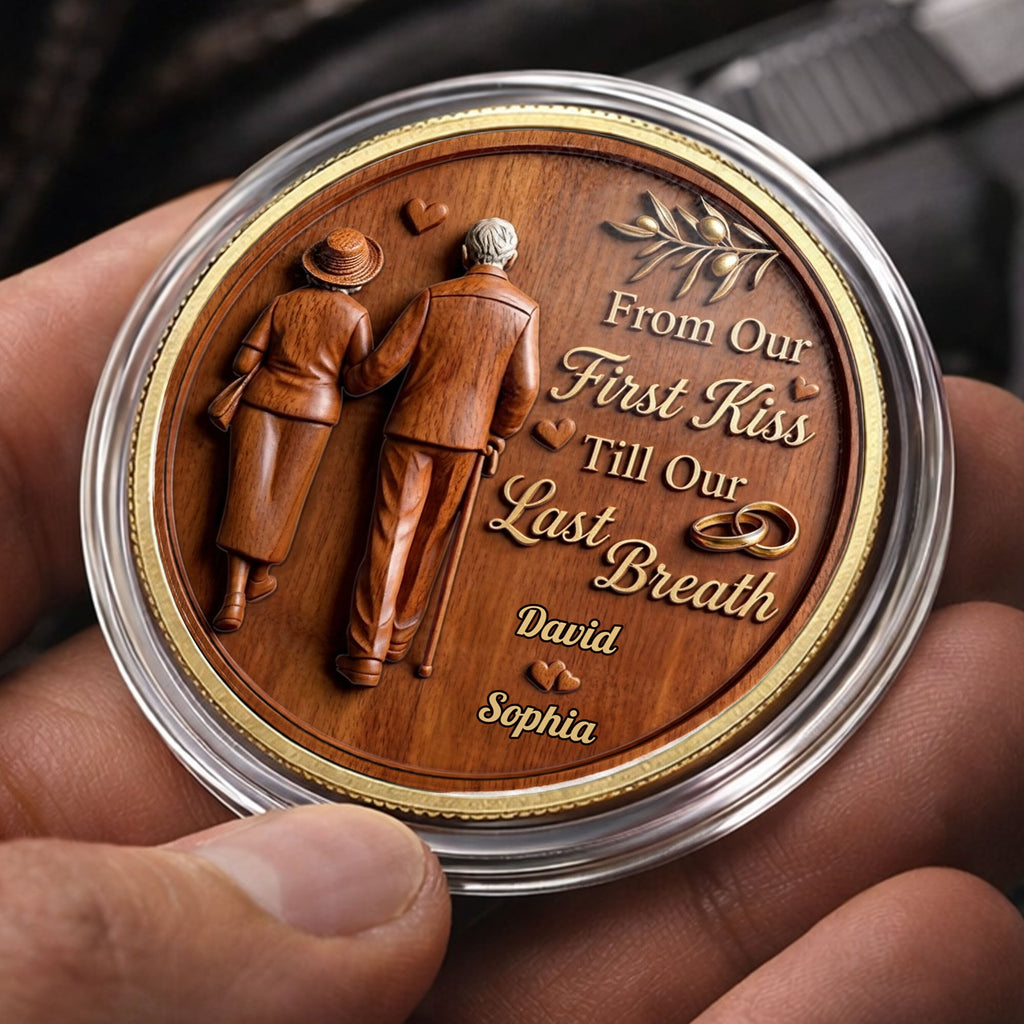 Personalized Commemorative Coin Custom Couple Gift Anniversary Commemorative Coin GradoCreations