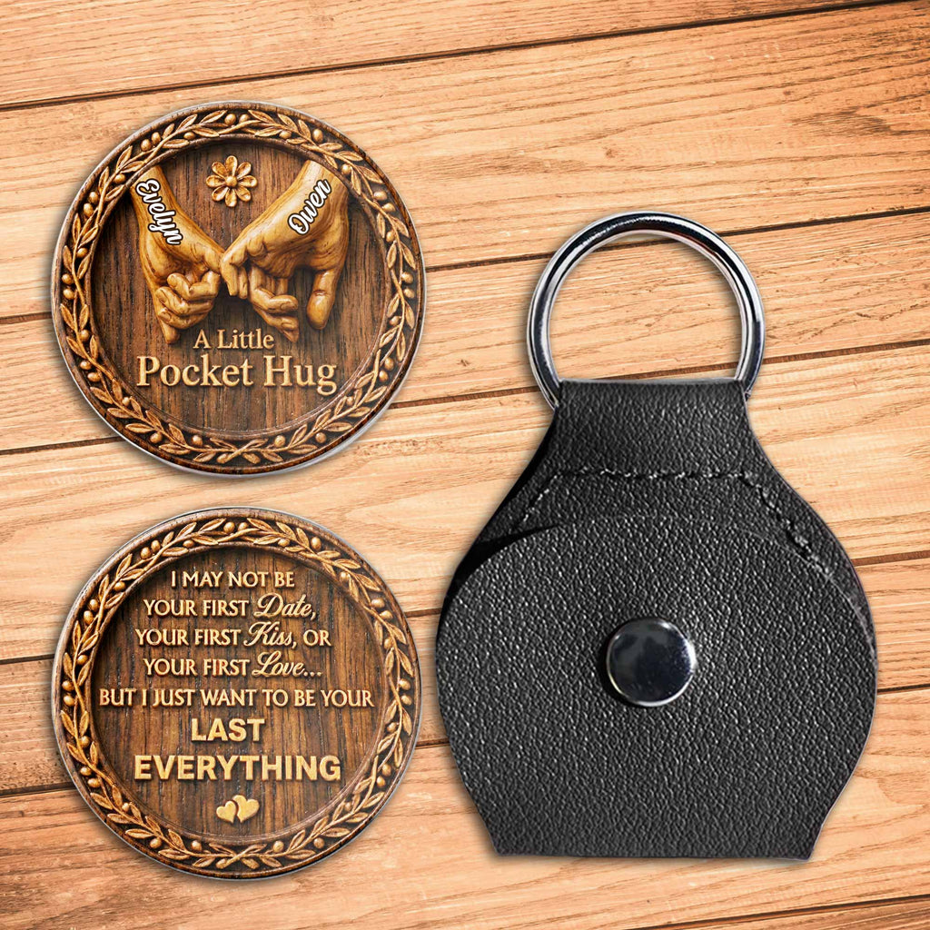 Personalized Pocket Hug Custom Love Token for Couples Gift Pocket Hug GradoCreations
