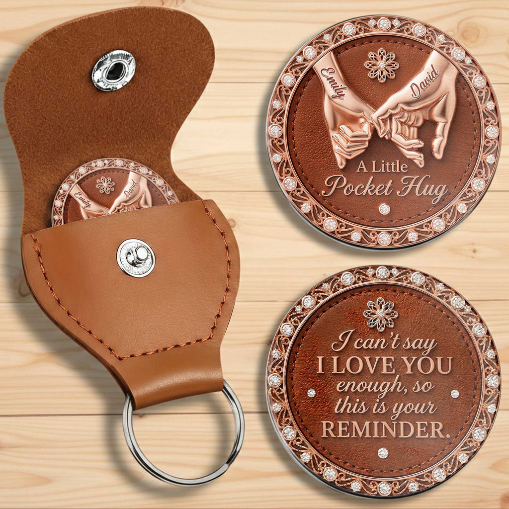 Personalized Pocket Hug Custom Message Love Token Gift for Couples