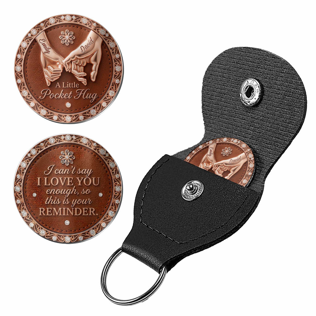 Personalized Pocket Hug Custom Message Love Token Gift for Couples