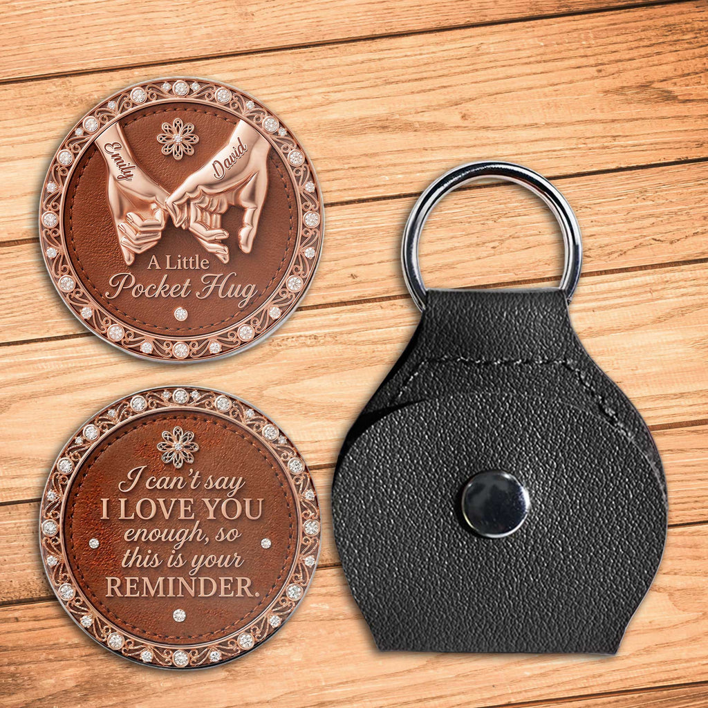 Personalized Pocket Hug Custom Message Love Token Gift for Couples
