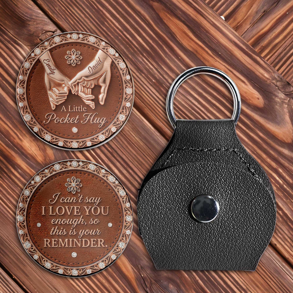 Personalized Pocket Hug Custom Message Love Token Gift for Couples