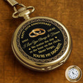 Personalized Custom Pocket Watch Engraved Love Gift for Couple