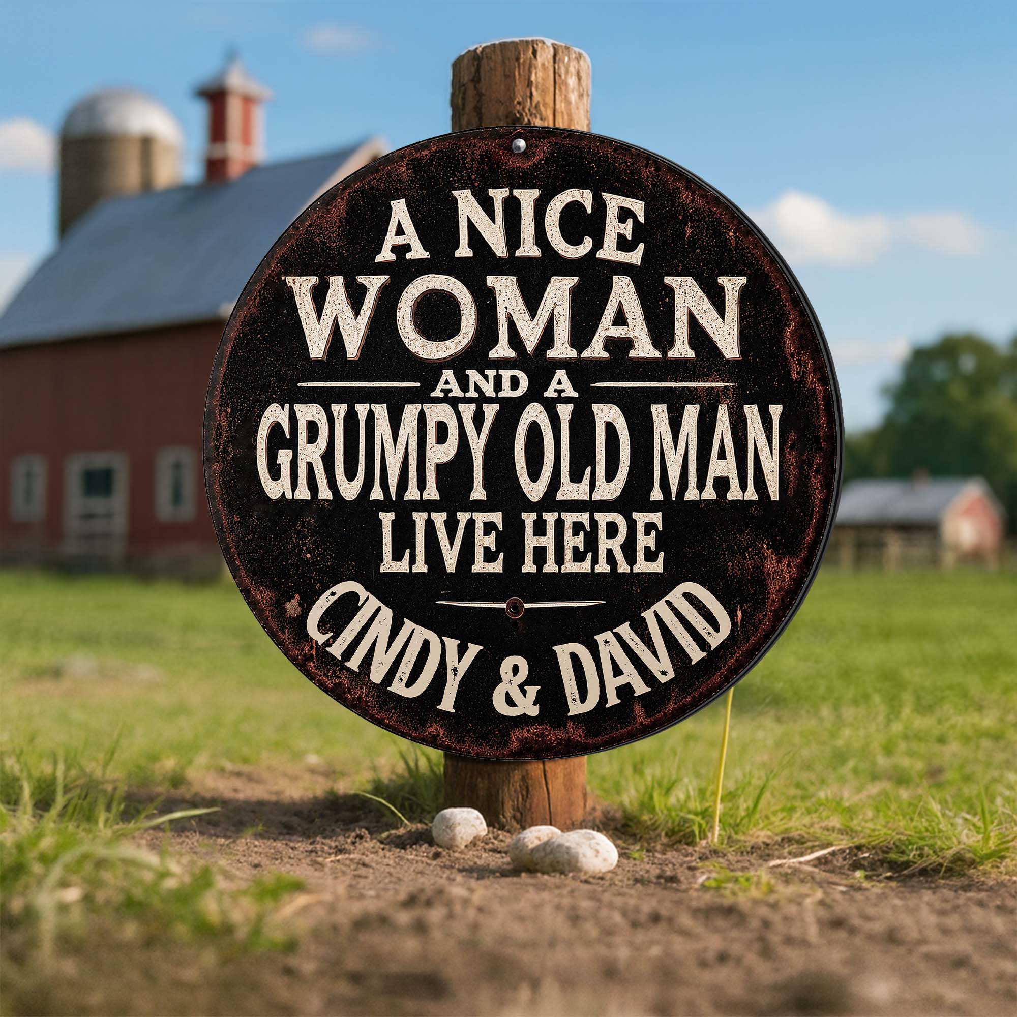 Personalized Custom Metal Sign for Couples - Funny Home Décor Gift Custom Shaped Metal Sign GradoCreations