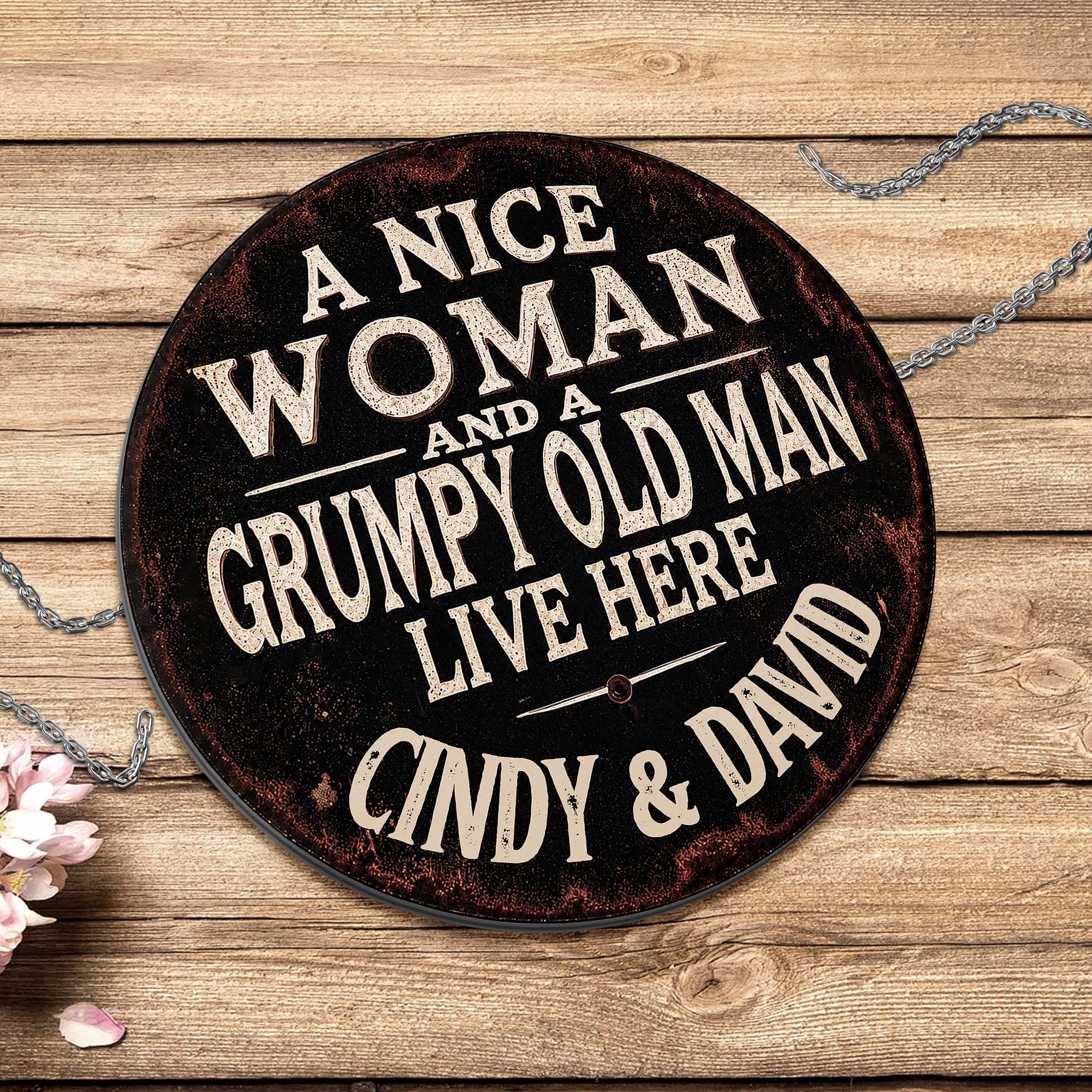 Personalized Custom Metal Sign for Couples - Funny Home Décor Gift Custom Shaped Metal Sign GradoCreations